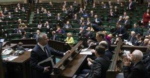 Gestrige Debatte im Sejm über das Misstrauensvotum // (cc) Maciej Śmiarowski/KPRM [CC BY-NC-ND 2.0] / Flickr